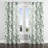Abstract Curtains for bedroom - Modern Sage Breeze Grommet Curtain - 1 Panel-922602141-922602143