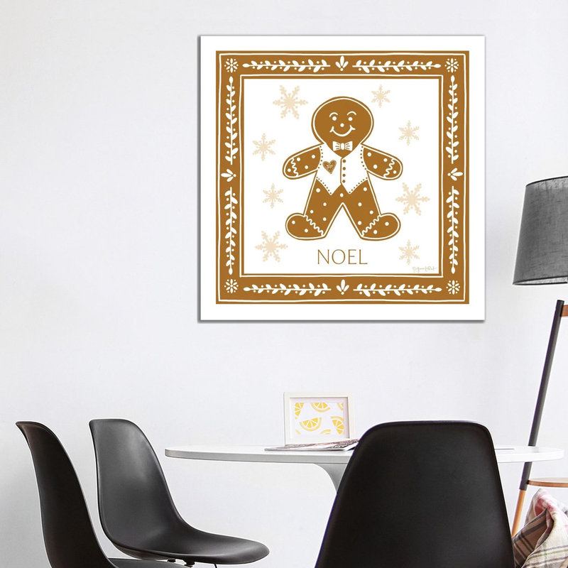 «Gingerbread Man», reproduction d'art sur toile encadrée, H 37 po x l 37 po, Toile tendue, Ne s’applique pas