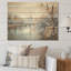 Winter Winter Eiffel Tower City Charm I - City Paris sur impression sur bois-1837322808