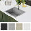 Belfry Kitchen Lenora 510mm W Single Bowl Stone Kitchen Sink-41239195
