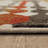 Acoustic Ginger Modern Abstract Area Rug-61240636