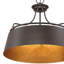 Lustre cylindrique unique à 4 lumières Natoli