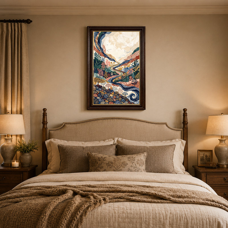 Art mural sur toile, 18"H x 12"W
