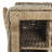 Vin Solid Wood Tabletop Wine Bottle Rack in Gray