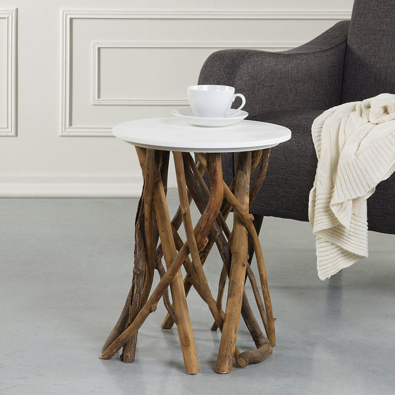 Pedestal End Table