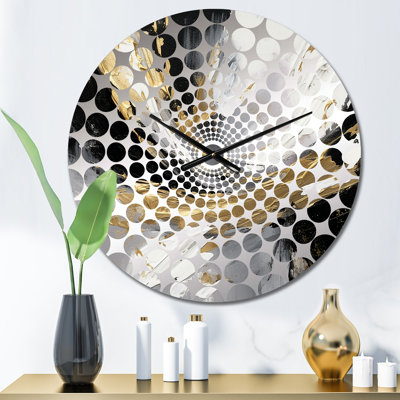 Malieya - Horloge murale abstraite