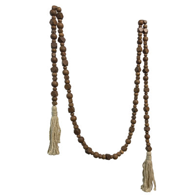 Boho Bead Garland- Pecan