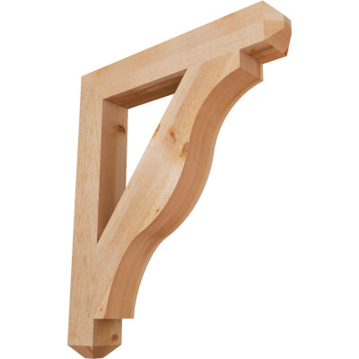 H 6 po x l 40 po x Support en bois / corbeau
