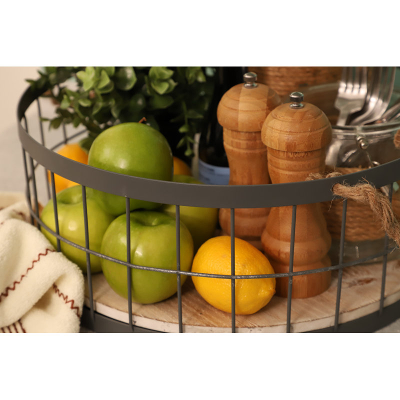 Gracie Oaks Decorative Basket