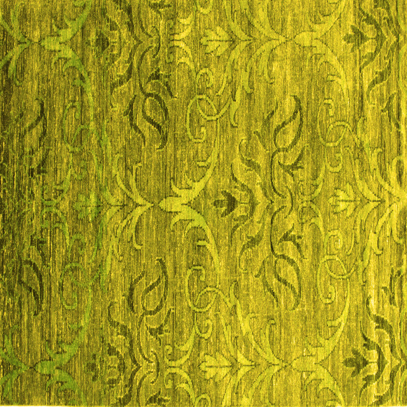 Anajah Performance Damask Indoor Rug, Square 3'