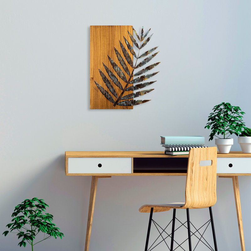 Accessoire mural décoratif en bois