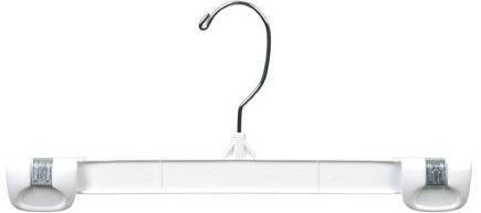 Hangers With Clips for Skirt/Pants, White