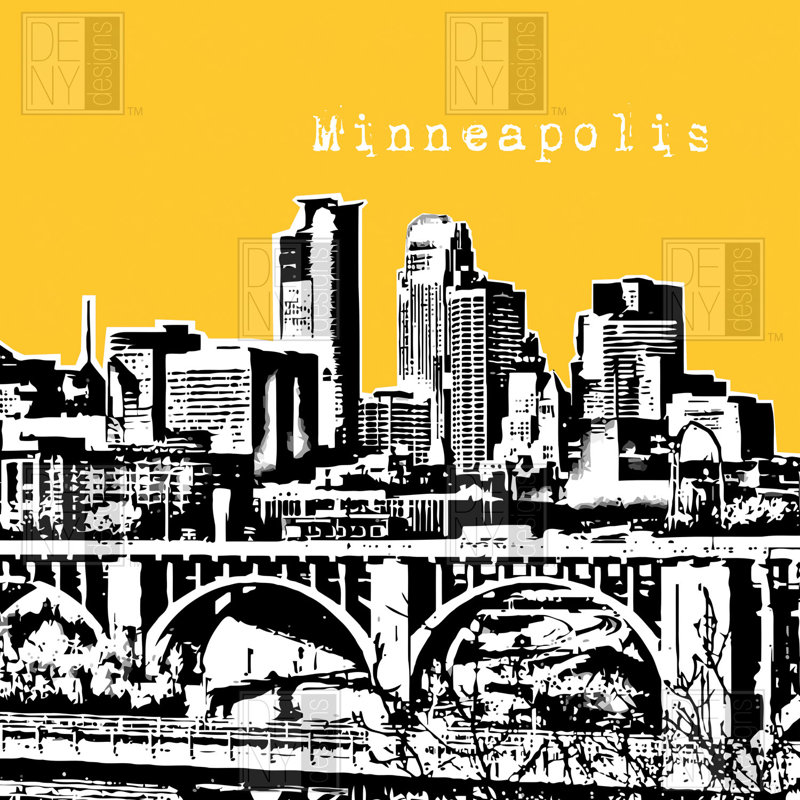 Rideau de douche simple minneapolis Bird Ave, Jaune