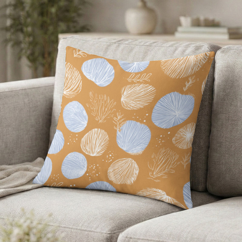 Coussin Coastal, 20"H x 20"W