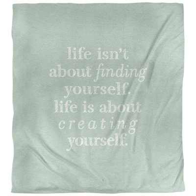 Housse de couette simple Creative Yourself Quote