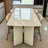 Marble rectangular dining table-83595743