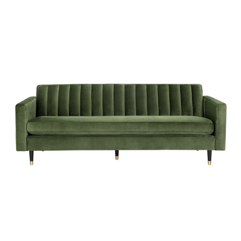 Velvet Sofa, Green