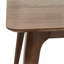 Ensemble de table de salle à manger 5 pièces, 1 table et 4 chaises, structure en bois d'hévéa, dossier ergonomique, chaises rembourrées-2036695645-2036695644