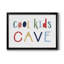 Toile encadrée de qualité supérieure Cool Kids Cave - prête à être accrochée-410645971-410645975