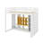 Twin Size Wood Loft Bed With Wardrobe, Shelves And Cabinet-1284001192