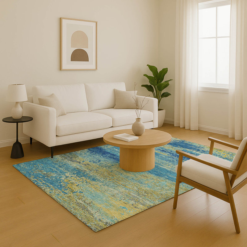 Premium Machine Washable Otte AMF1777 Modern Rug, Rectangle 9' x 12'