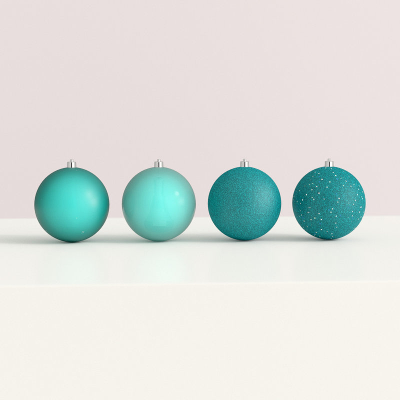 Ornement boule des Fêtes, Bleu sarcelle