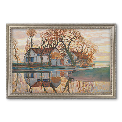 Ferme près de Duivendrecht, v. 1916 - Piet Mondrian - Toile encadrée sur mesure