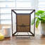 Antique Silver Glass Picture Frame