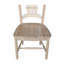 Chaise d'appoint en bois massif Disla