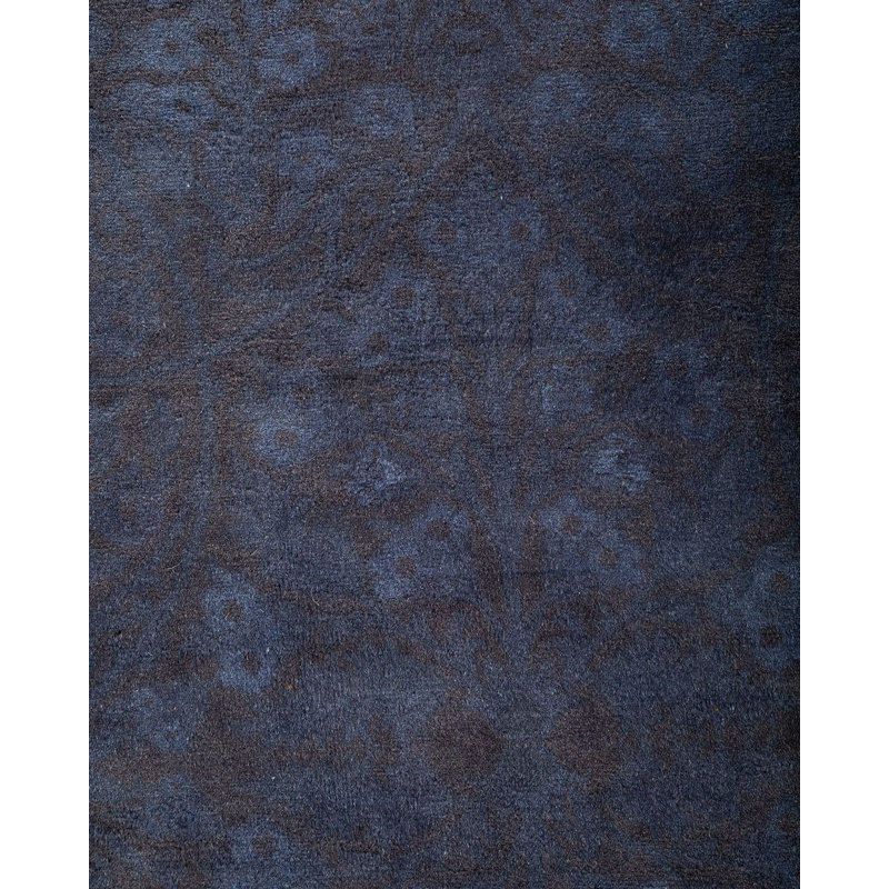One-of-a-Kind 16'4" X 9'2" New Age Wool Area Rug Grey