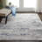 Engleman Contemporary Blue/Ivory Area Rug-958364133