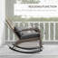 Chaise berçante pour l'extérieur en osier Adirondack-201377934-201377938