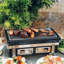 Barbecue au charbon de bois Hibachi - Barbecue au charbon de bois extérieur de 16 po pour la cuisson dans la cour et sur la terrasse