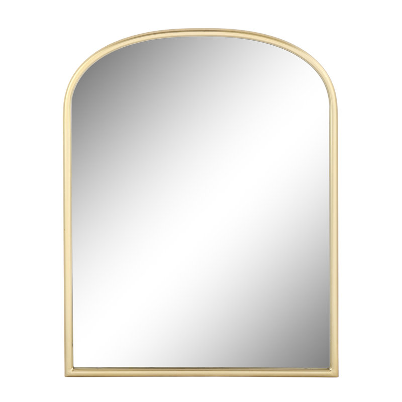 Miroir de salle de bain Bhavith, Or, 30,75 po x 24 po