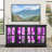 LED Curio Display Cabinet Antique Display Cabinet With Glass Doors Adjustable Shelves For Collectibles Four Door Design Vintage Showcase For Home Or Office Antique Display Case BLK-1094594104-1094594105