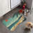 Retro Beach Scenes - Bone Shape Feeding Mat