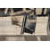 Tapis abstrait blanc / gris anthracite Tyka