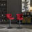 Set Of 2 Velvet Bar Stools With Swivel Base, Adjustable Height, And Powder-Coated Legs For Comfort And Versatility In Any Setting-1029944977-1029944978