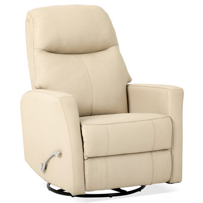 Harlow Swivel Glider Leather Recliner Chair