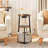 Small Round Side Table With Charging Station