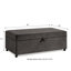 Mobilier de luxe moderne avec roulettes, fonction table basse, fabrication robuste, espace de rangement Mid-Century de 42 po x 21 po x 10,5 po pour le salon, capacité de 400 livres, tissu en lin-1047440421