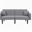 Folding Ottoman Sofa Bed with stereo (Grey)