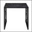 Ensemble de table d'appoint moderne 3 pièces avec plateau en verre trempé à imprimé marbre, parfait pour les espaces de vie élégants et fonctionnels