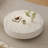 Simple luxury cream style marble coffee table