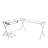 Avelyn Clear Glass Computer Desk-114234628
