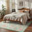 Kaldi Floral Washable Vintage Soft Non Slp Area Rugs for Living Room Bedroom Dining Room Low Pile Thin Boho Carpet-976889820-989910809