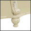 Table basse ovale en bois de 42 po pour le salon-456763632