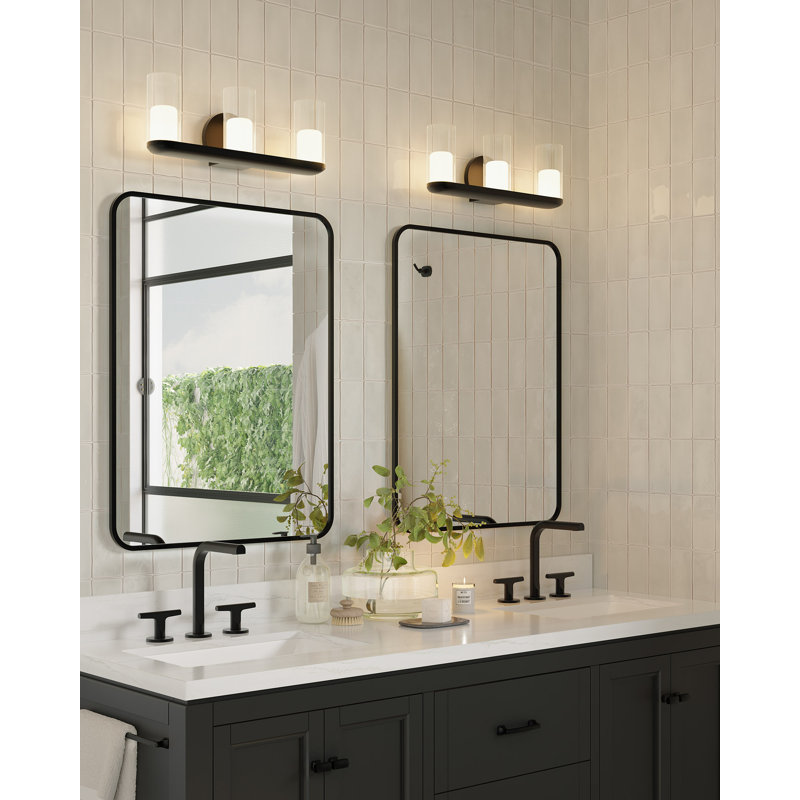 Birch 3 - Light LED Vanity Light, Black