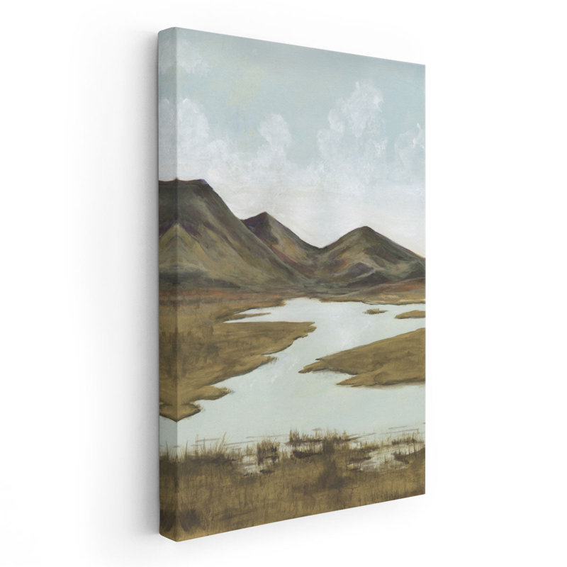 Glacial Lake Horizon II - reproduction d'art sur toile, H 18 po x l 12 po
