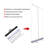 InstaHibit 10x8 Ft Pop Up Backdrop Booth Stand w/ 40"x79" Roll Up Banner Stand